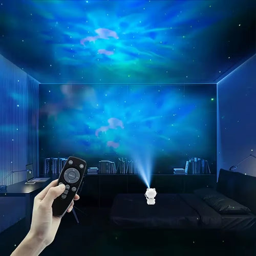 Galaxy Projector Astronaut Nebula Projector with Remote Night Light for Adults Children Playroom Home Theater Ceiling Xmas Gift