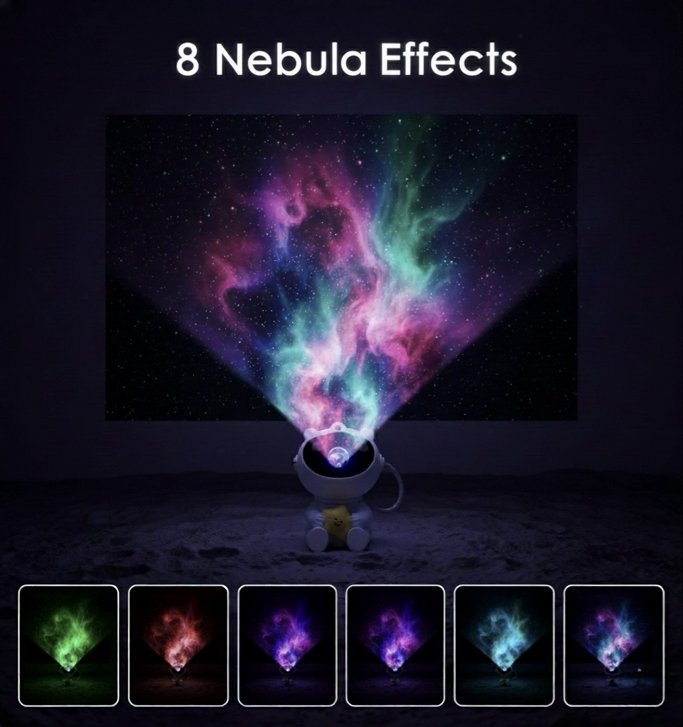 AstroVibe™: Proyector de Galaxias 360° de Alta Definición