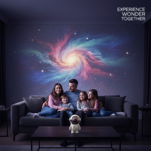 AstroVibe™: Proyector de Galaxias 360° de Alta Definición